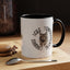 Taza de café con acento de gato encantador