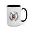 Taza de café con acento de gato encantador