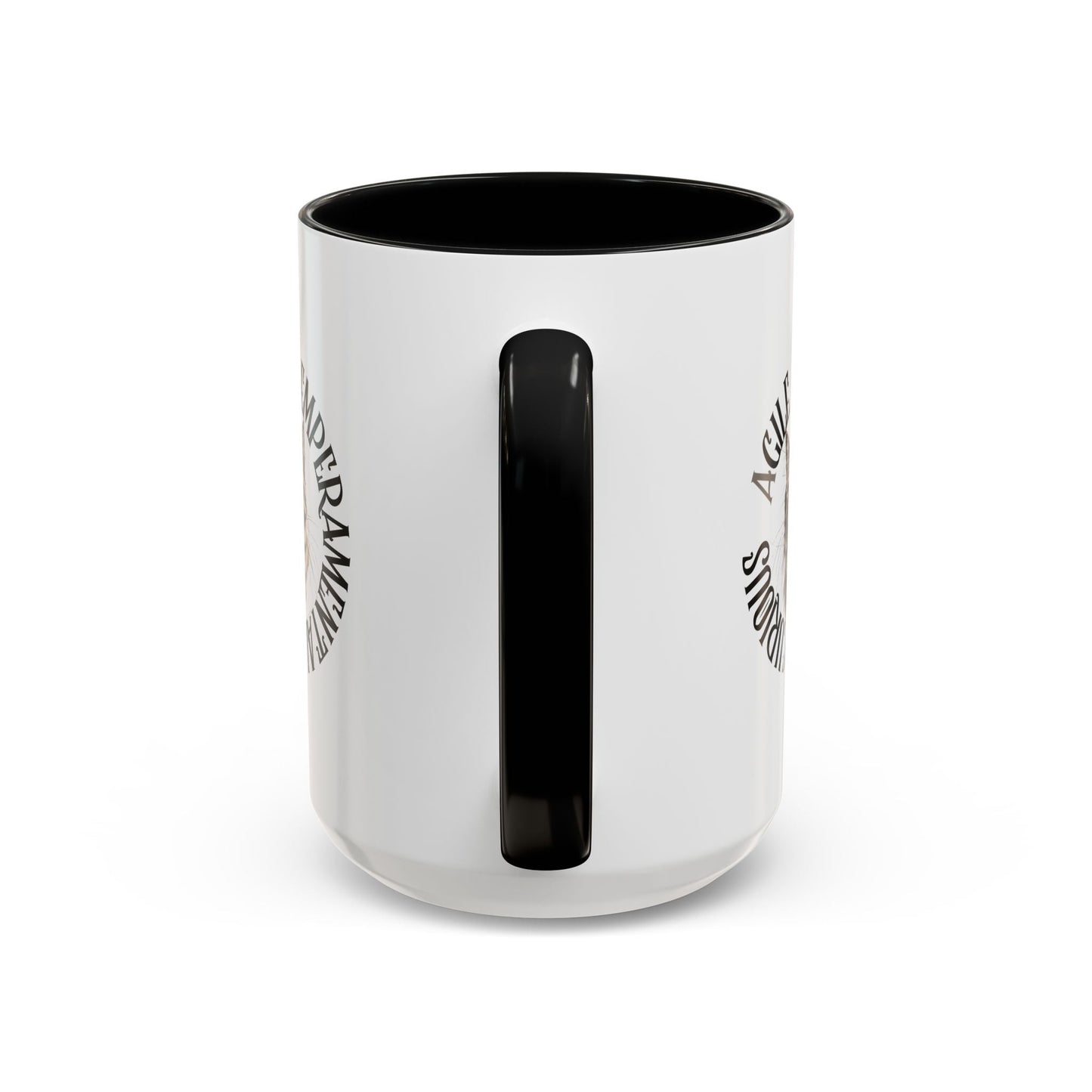 Taza de café con acento de gato encantador