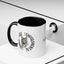 Taza de café con acento de gato encantador