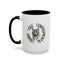 Taza de café con acento de gato encantador