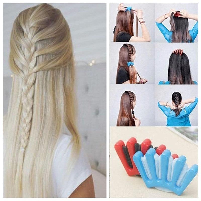 Outil de Tressage de Cheveux de Style Français Charmant pour des Coiffures Sans Effort