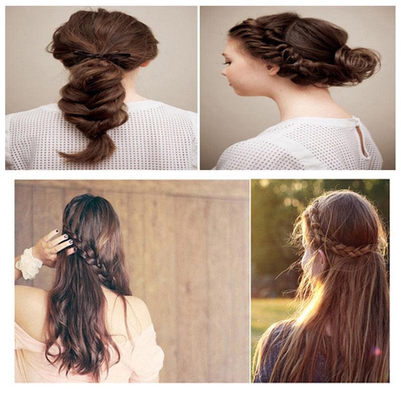 Outil de Tressage de Cheveux de Style Français Charmant pour des Coiffures Sans Effort