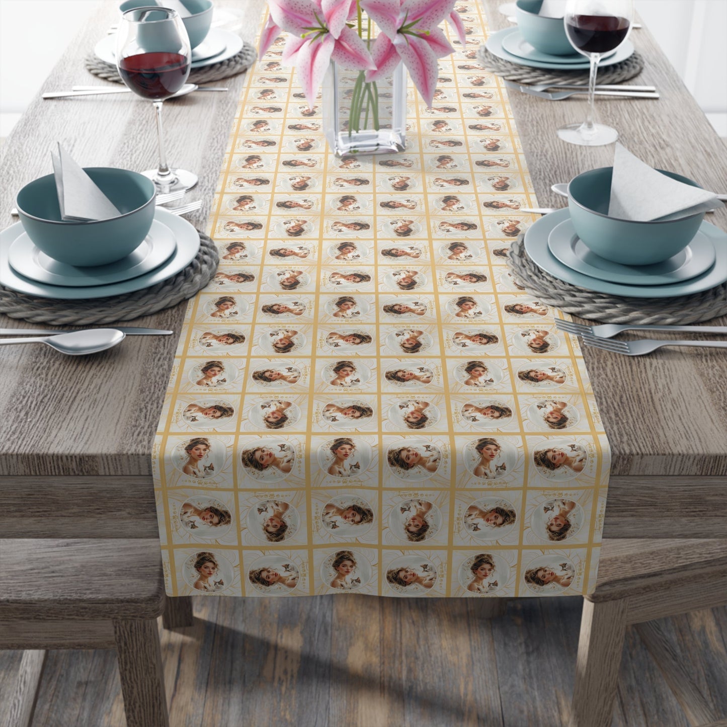 Nappe de table Charmante Golden Cat Lady