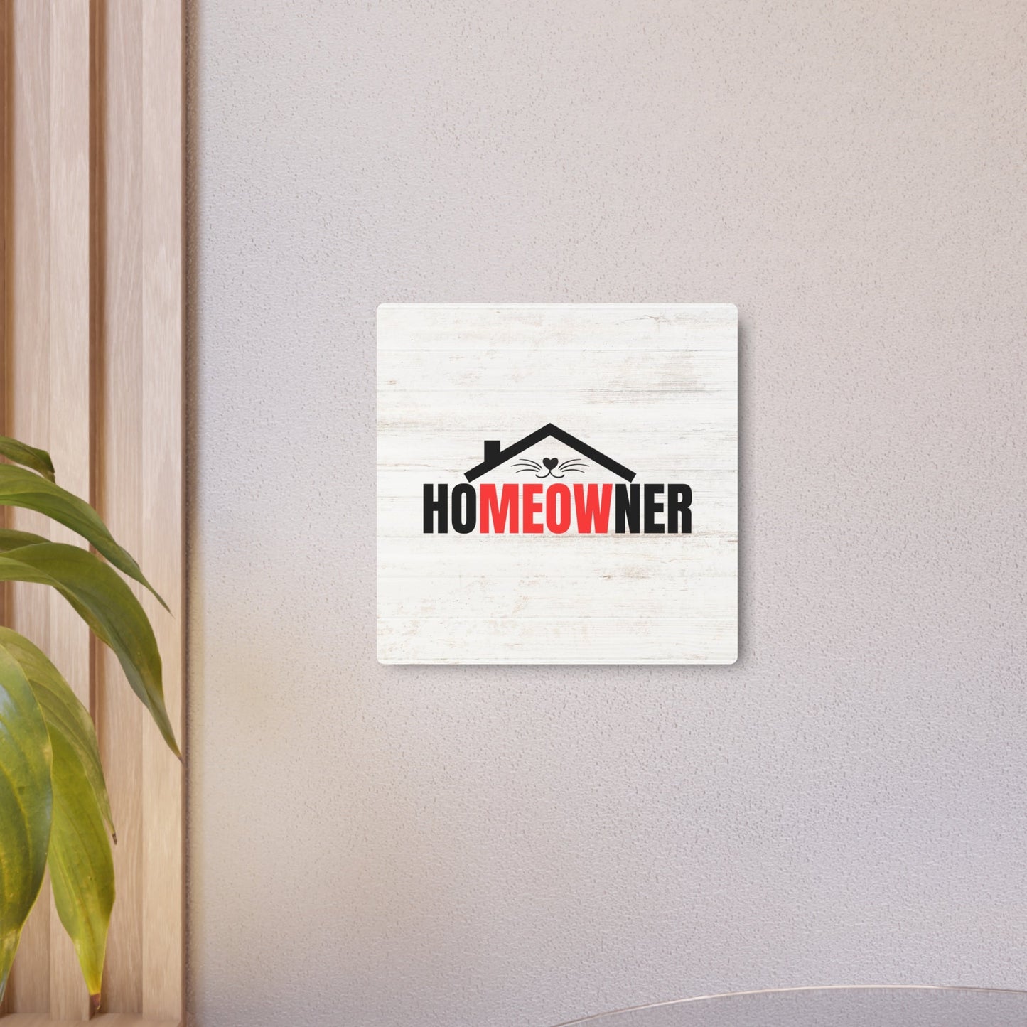 Charming Metal Art Sign for Cat Lovers - HoMEOWner Decor