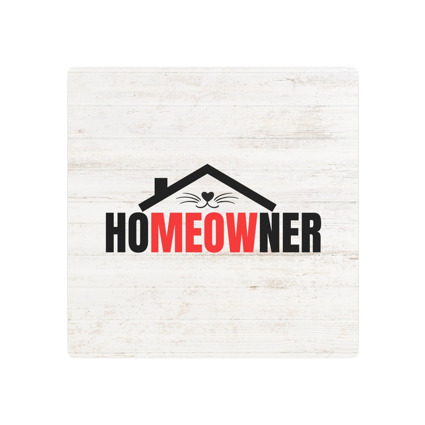 Charming Metal Art Sign for Cat Lovers - HoMEOWner Decor