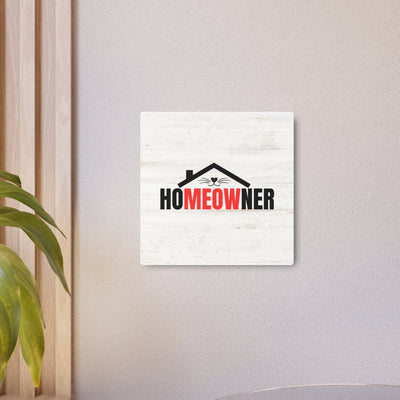 Charming Metal Art Sign for Cat Lovers - HoMEOWner Decor