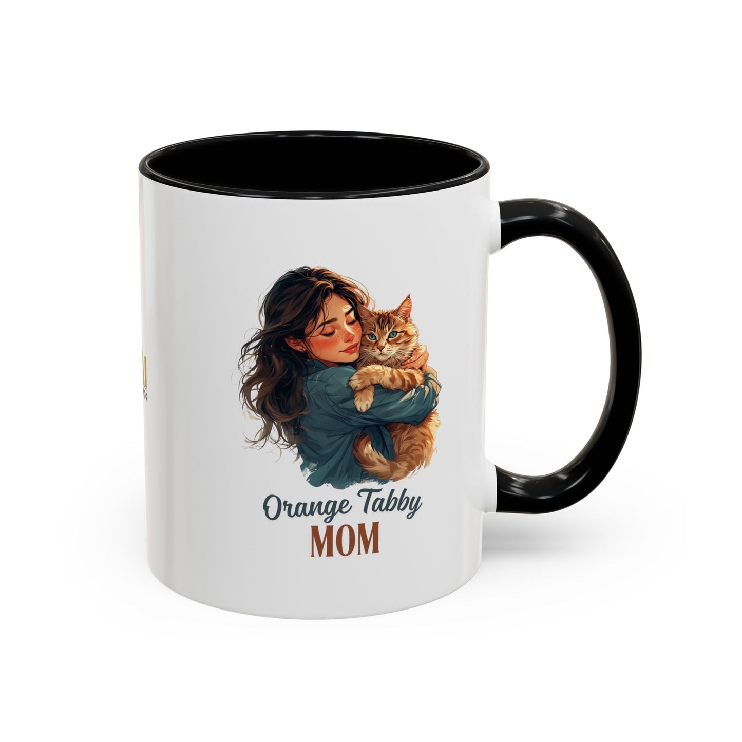 Mug à café Charmant Maman Tabby Orange – Idéal pour les Amoureux des Chats