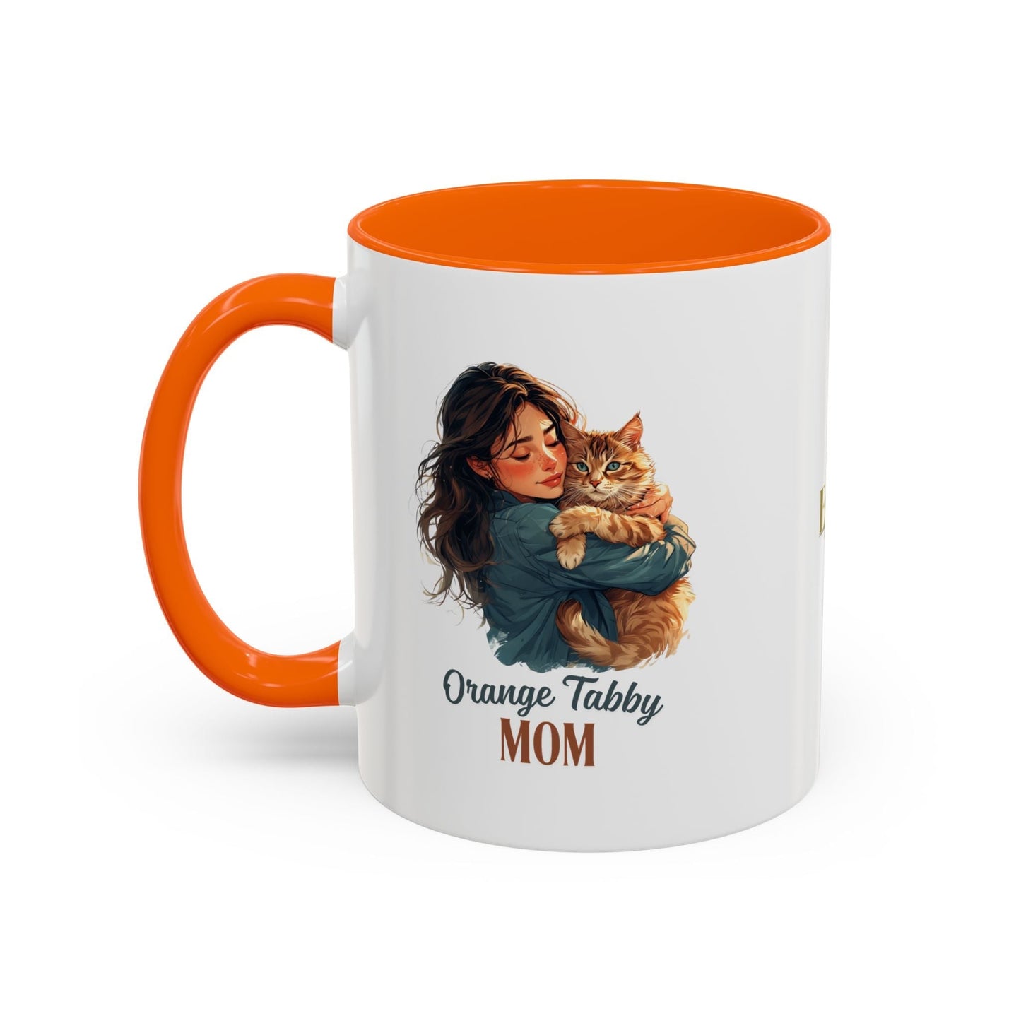 Mug à café Charmant Maman Tabby Orange – Idéal pour les Amoureux des Chats