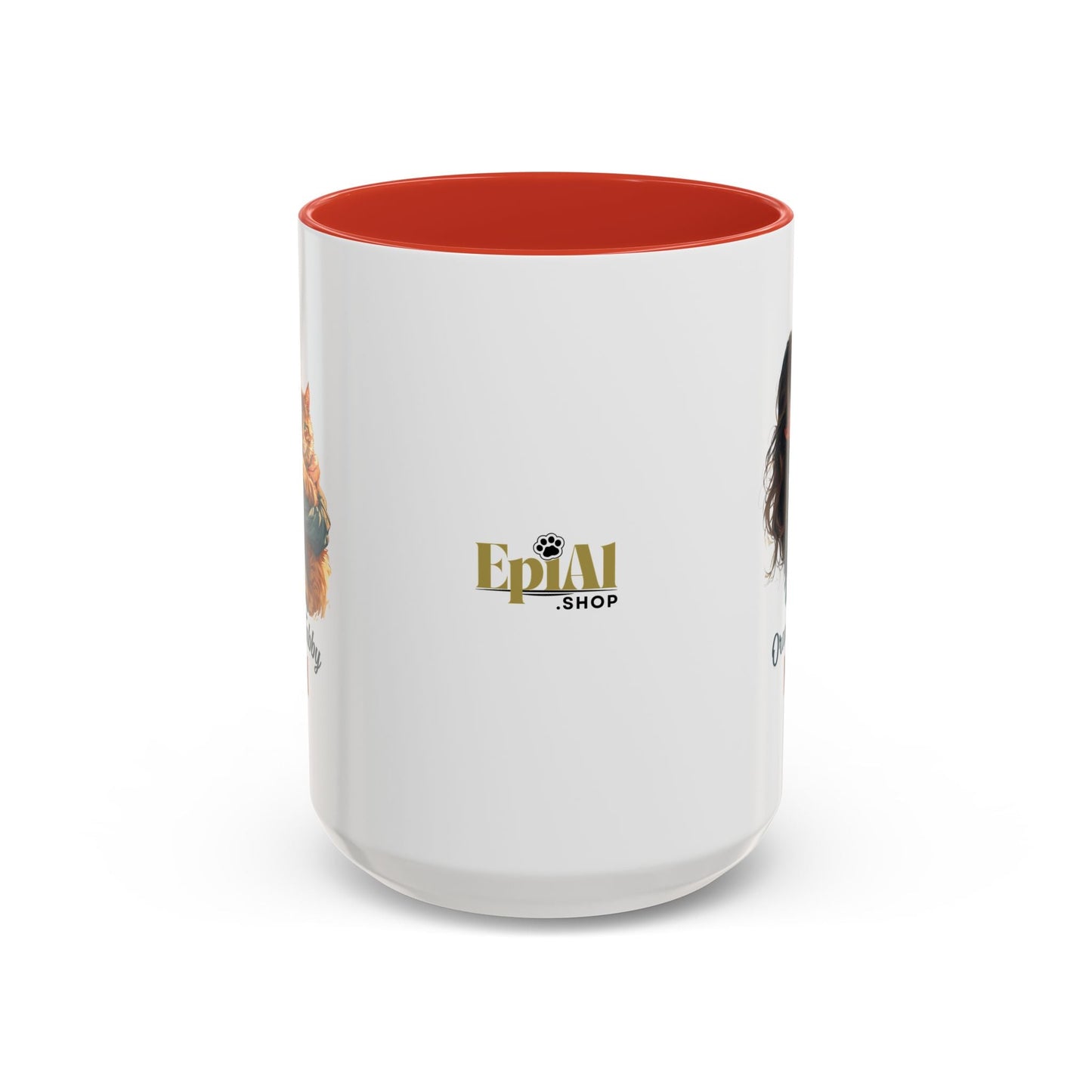 Mug à café Charmant Maman Tabby Orange – Idéal pour les Amoureux des Chats