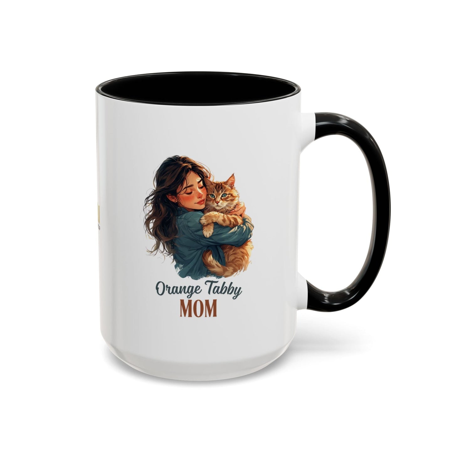 Mug à café Charmant Maman Tabby Orange – Idéal pour les Amoureux des Chats