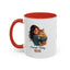 Mug à café Charmant Maman Tabby Orange – Idéal pour les Amoureux des Chats