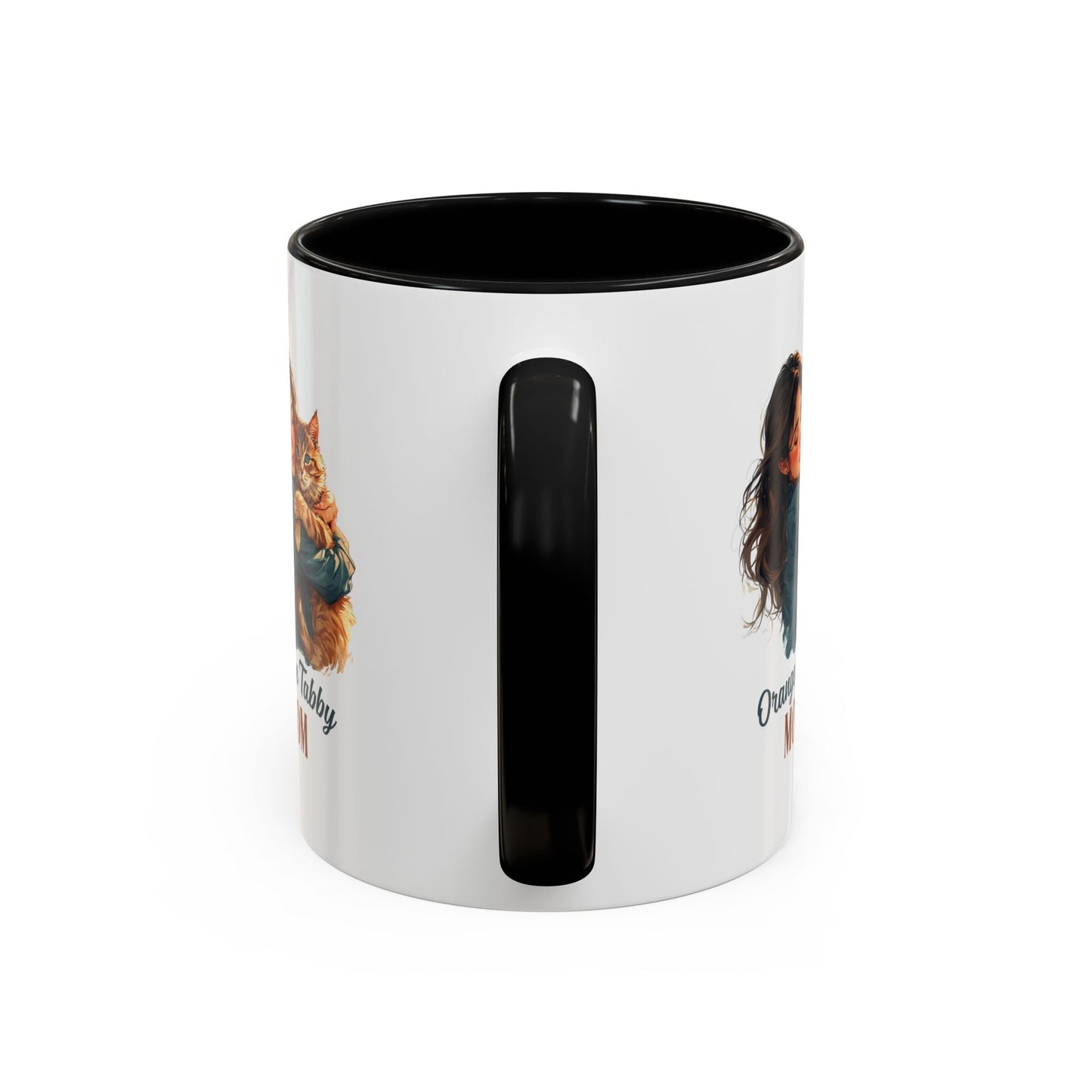 Mug à café Charmant Maman Tabby Orange – Idéal pour les Amoureux des Chats