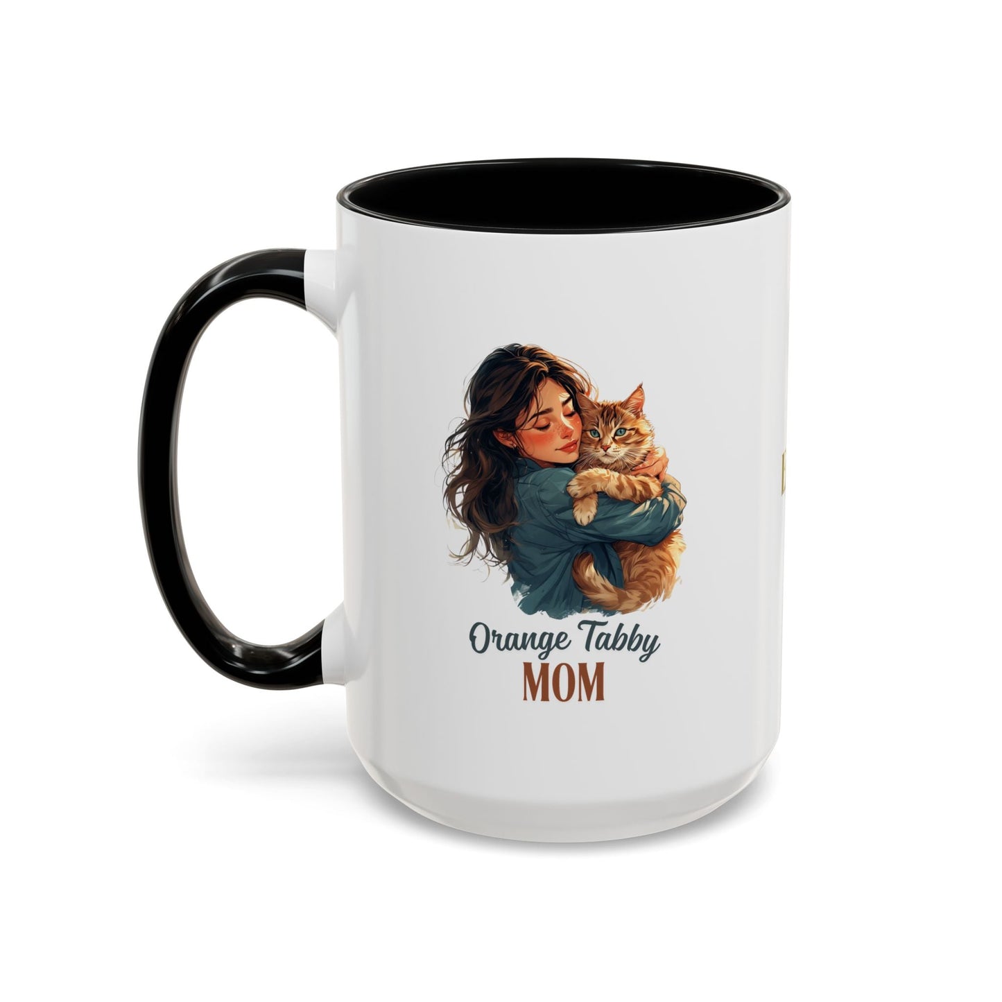 Mug à café Charmant Maman Tabby Orange – Idéal pour les Amoureux des Chats
