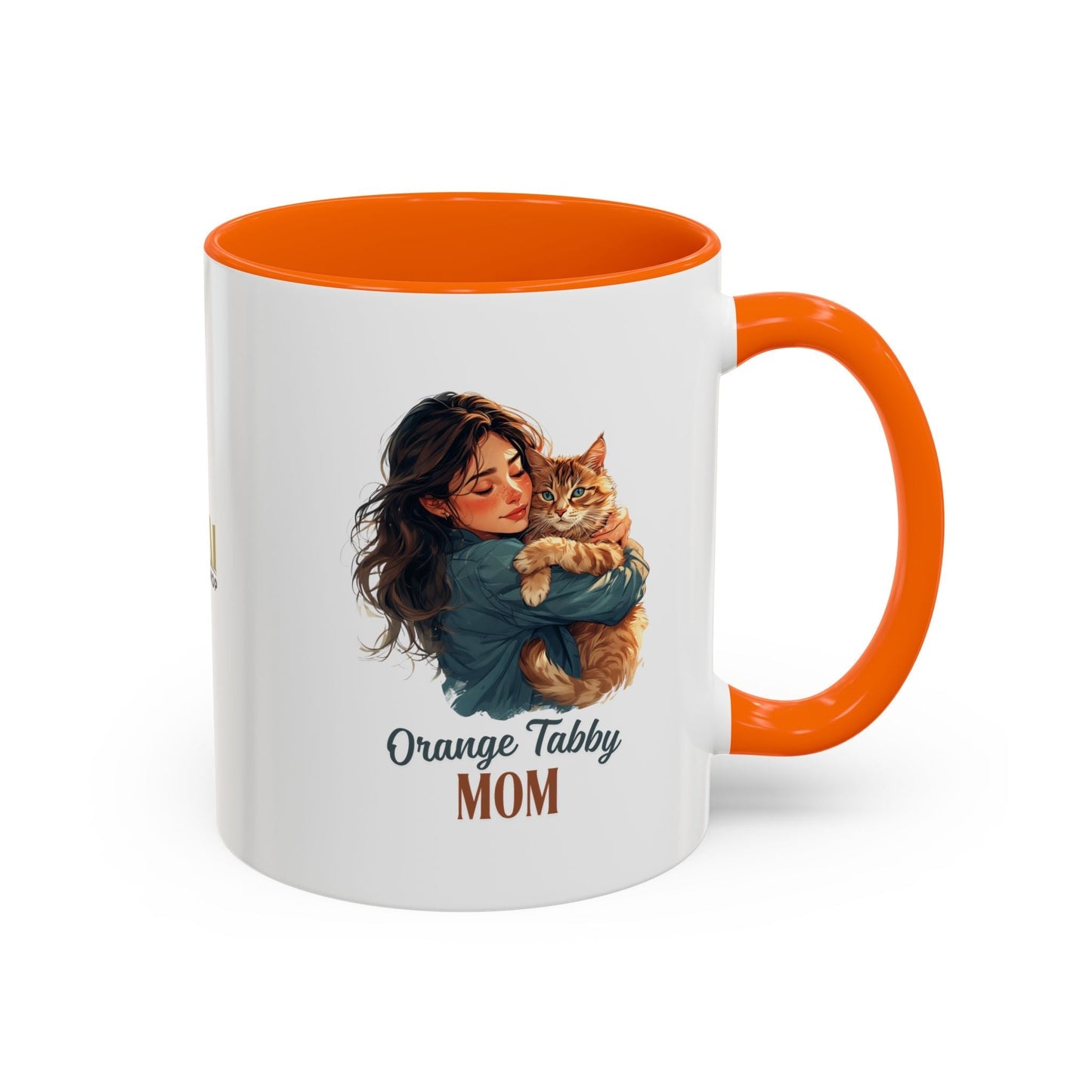 Mug à café Charmant Maman Tabby Orange – Idéal pour les Amoureux des Chats