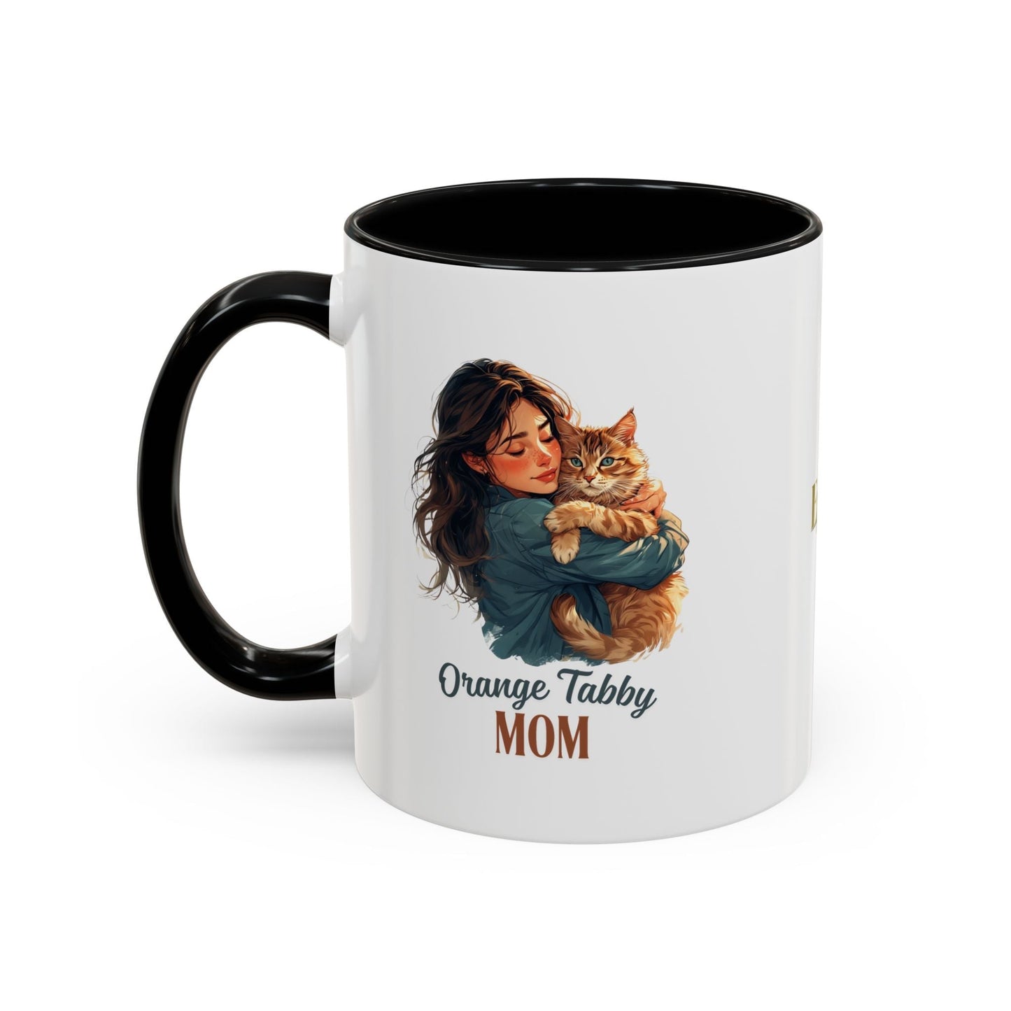 Mug à café Charmant Maman Tabby Orange – Idéal pour les Amoureux des Chats