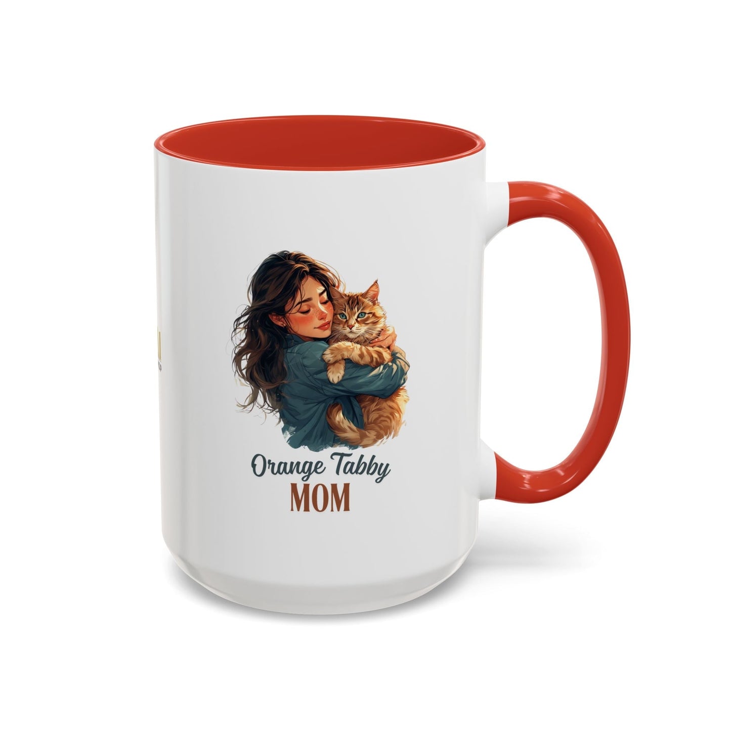 Mug à café Charmant Maman Tabby Orange – Idéal pour les Amoureux des Chats
