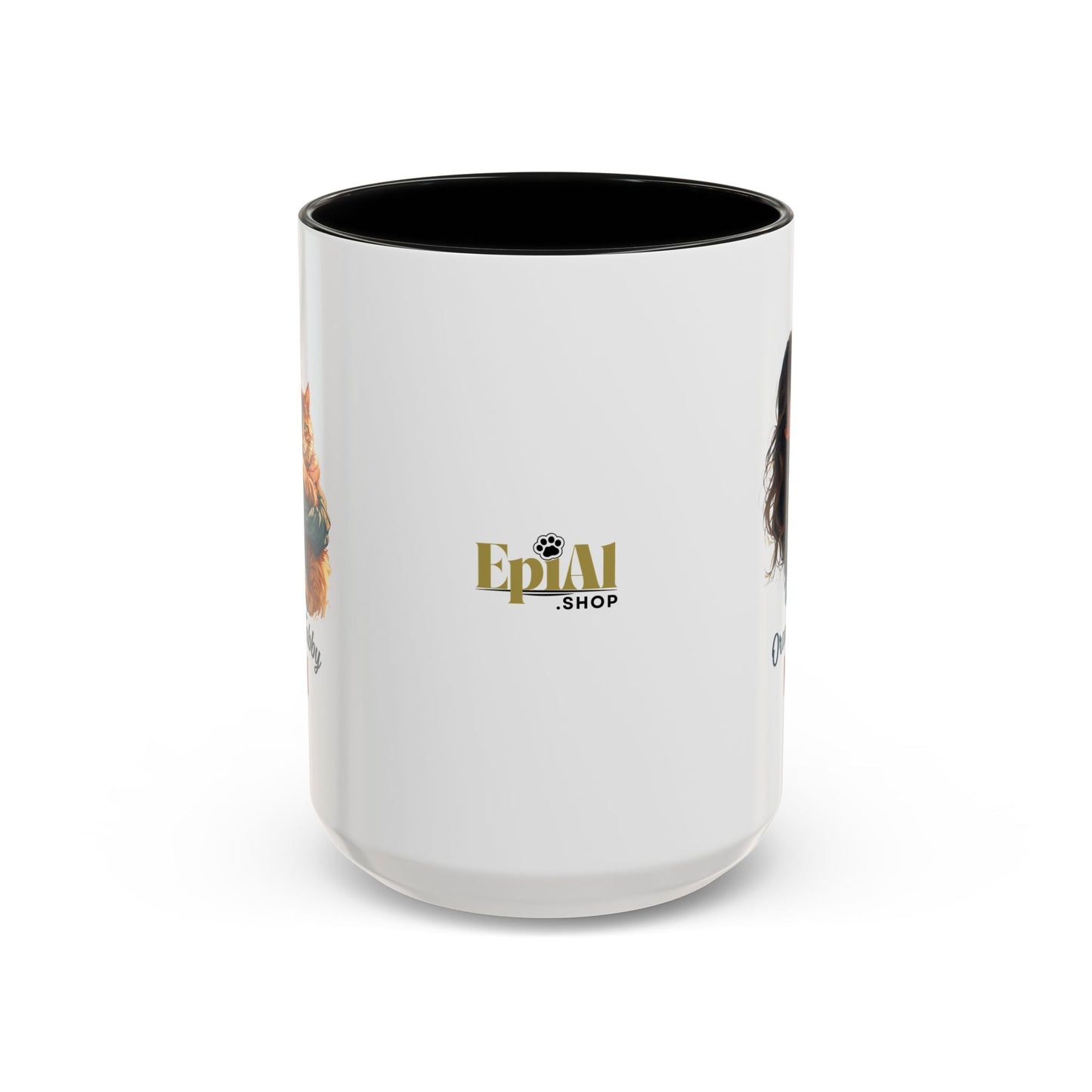 Mug à café Charmant Maman Tabby Orange – Idéal pour les Amoureux des Chats