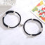 Bracelets magnétiques ajustables en forme de cœur pour couples