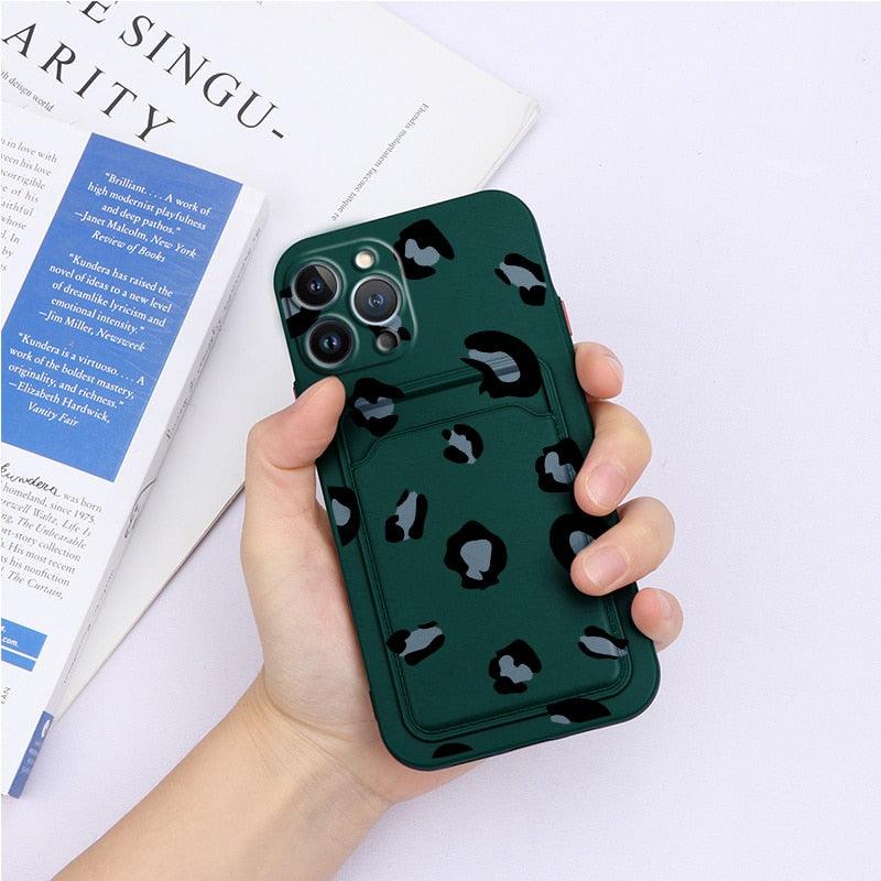 Coque de portefeuille en silicone charmante pour iPhone 13 Pro Max