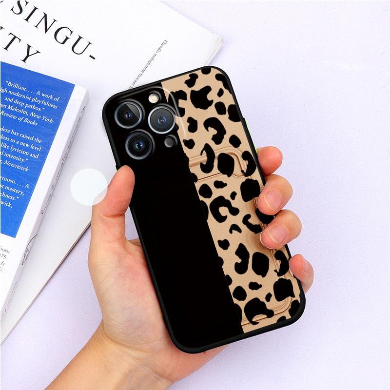 Coque de portefeuille en silicone charmante pour iPhone 13 Pro Max