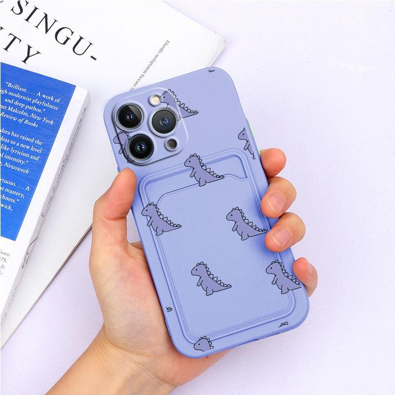Coque de portefeuille en silicone charmante pour iPhone 13 Pro Max