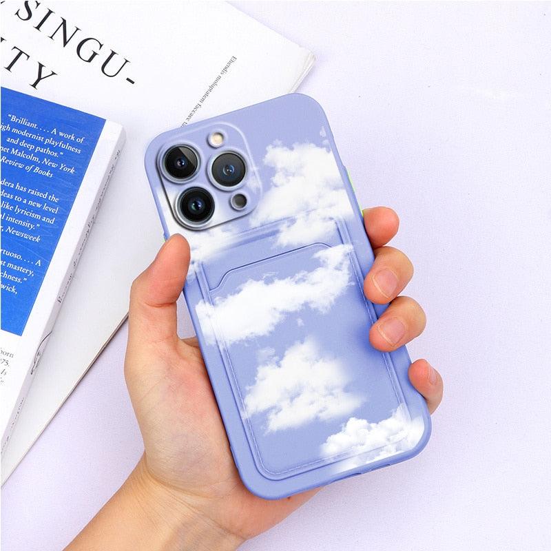 Coque de portefeuille en silicone charmante pour iPhone 13 Pro Max
