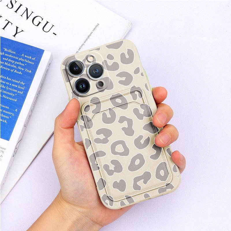 Coque de portefeuille en silicone charmante pour iPhone 13 Pro Max