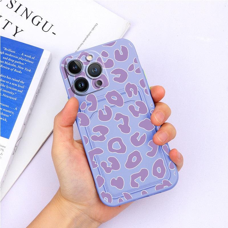 Coque de portefeuille en silicone charmante pour iPhone 13 Pro Max