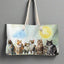 Whimsical Watercolor Cat Weekend Travel Bag - Korvel