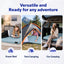 Hazli Ultra Comfort Air-Cell Memory Foam Camping Mattress