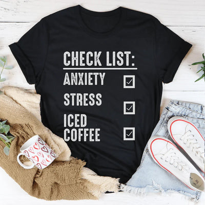 Check List Tee - Soft & Stylish Everyday Wear