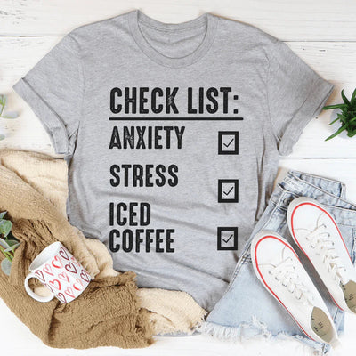 Check List Tee - Soft & Stylish Everyday Wear