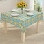 Mantel de mesa de gato girasol alegre para comedor