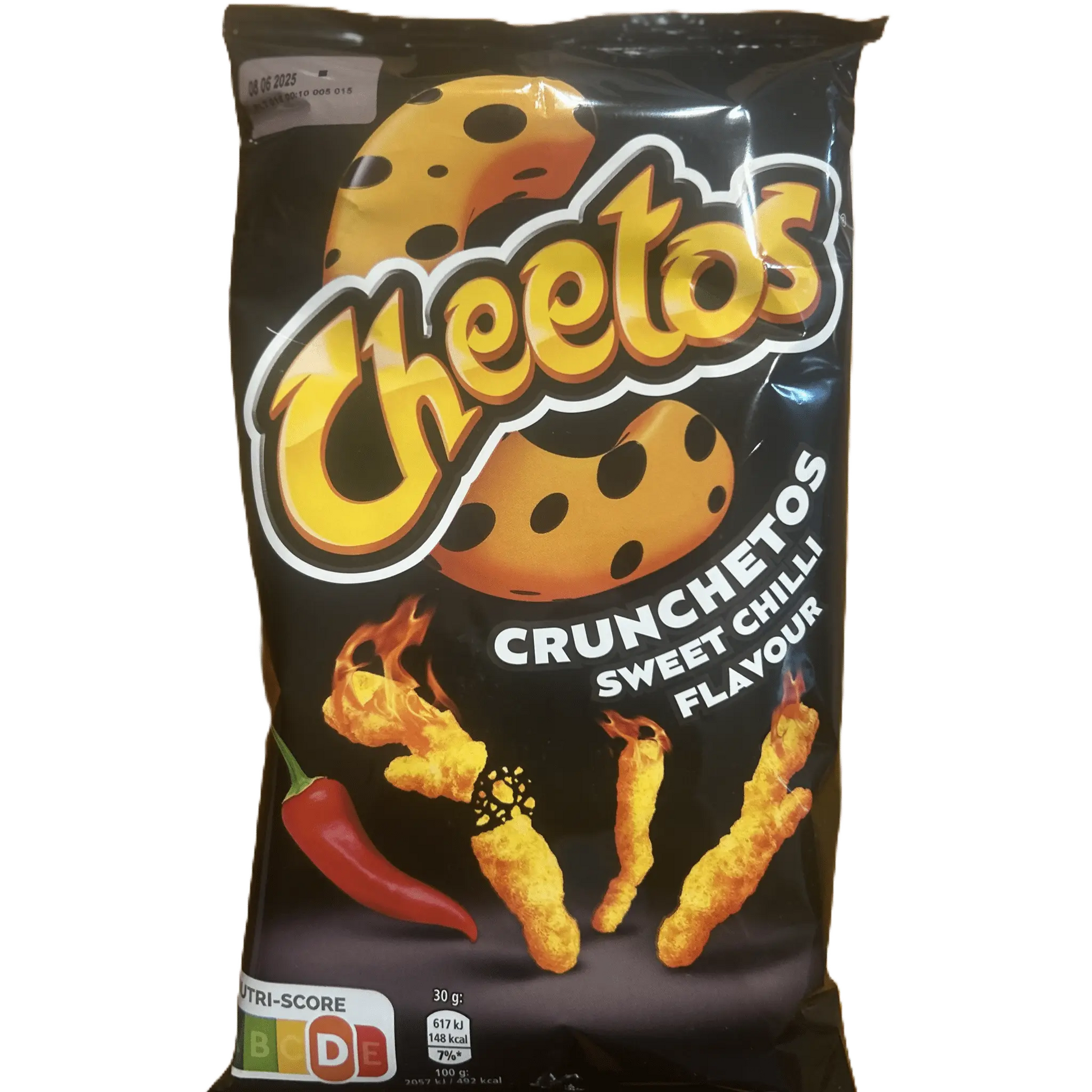 Cheetos Crunchetos Sweet Chili – Crunchy Chili-Flavoured Corn Snacks 70 g Bag (Finland) - Korvel