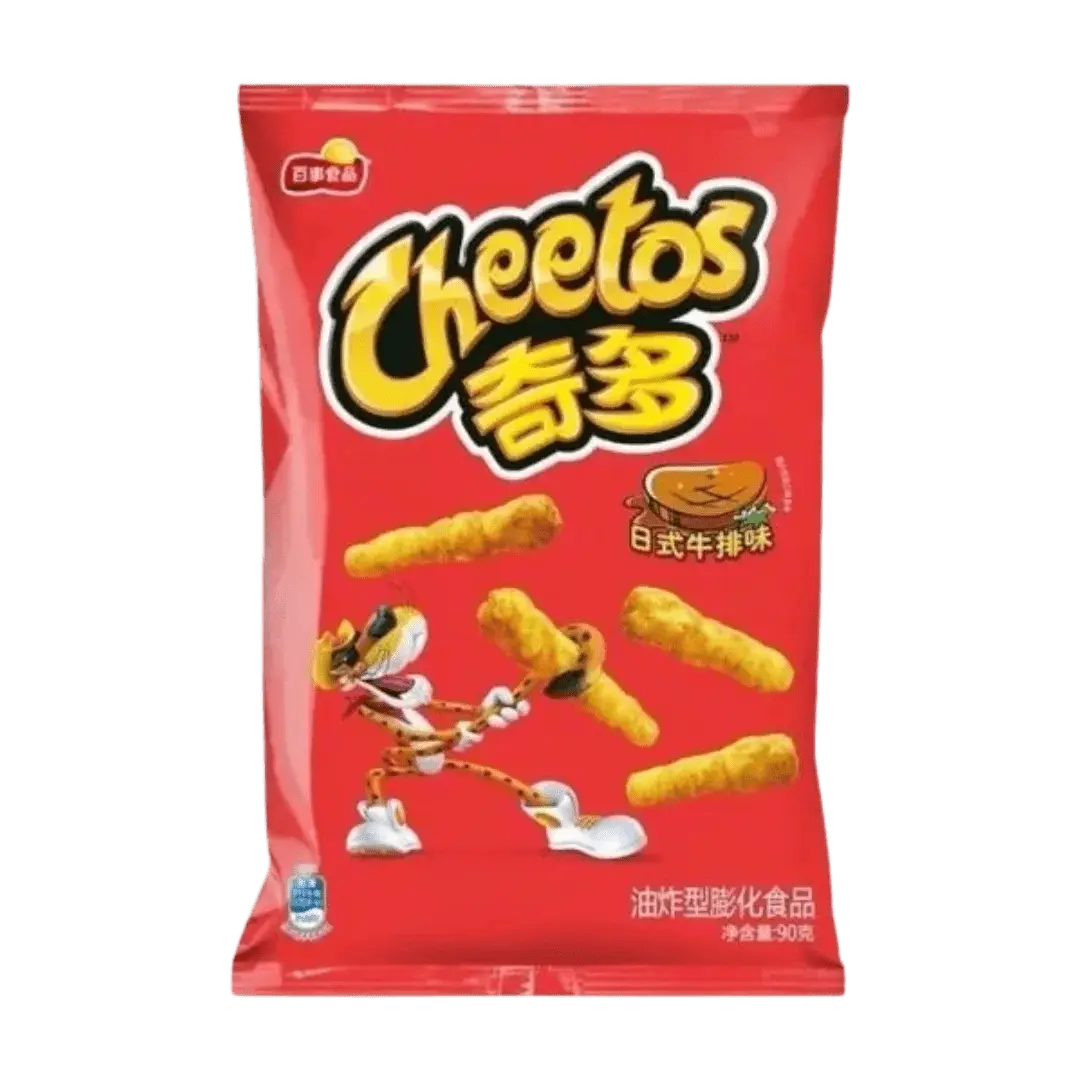 Cheetos Japanese Steak Flavor – Savory Cheese Snacks 90g