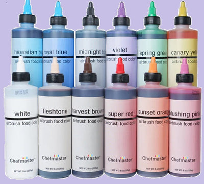 Chefmaster Airbrush Colors - Premium Food Coloring