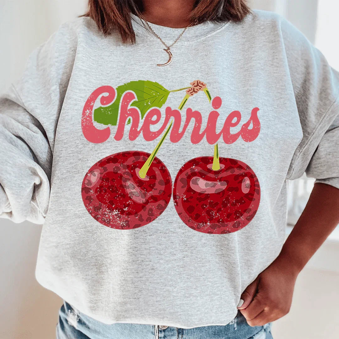 Cherries Sweatshirt - Cozy & Stylish