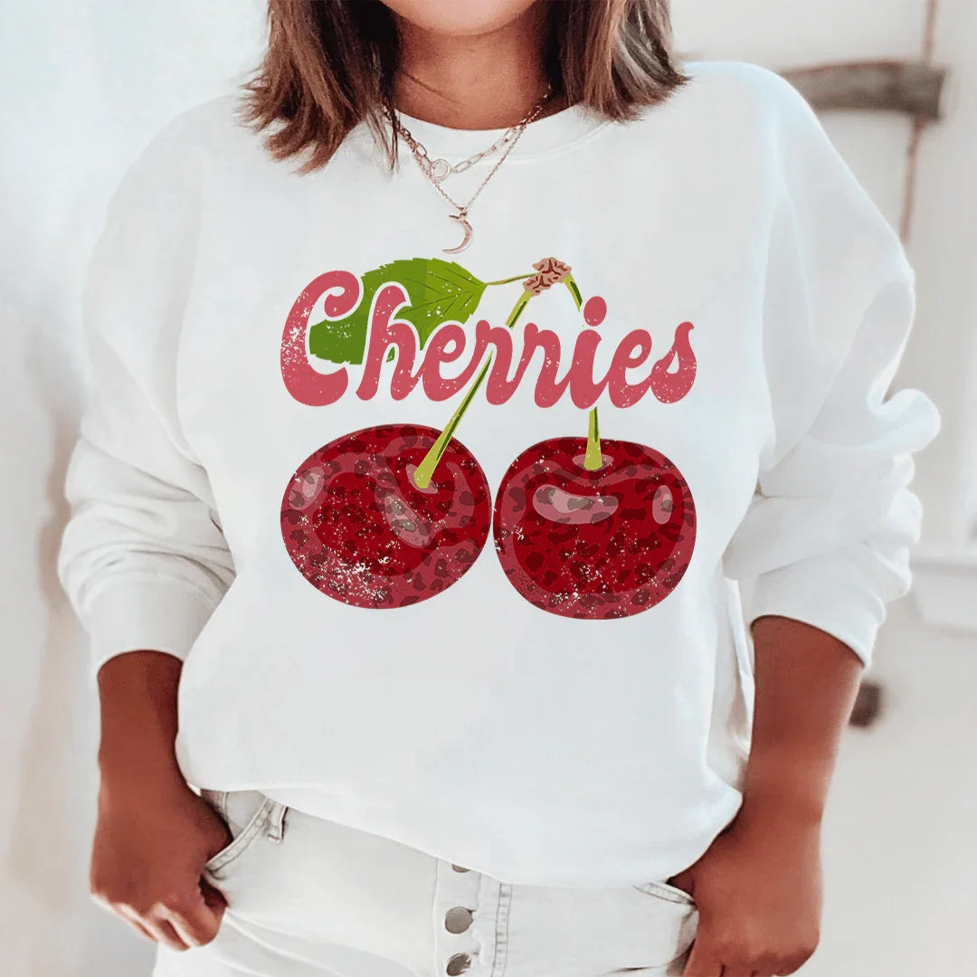 Cherries Sweatshirt - Cozy & Stylish