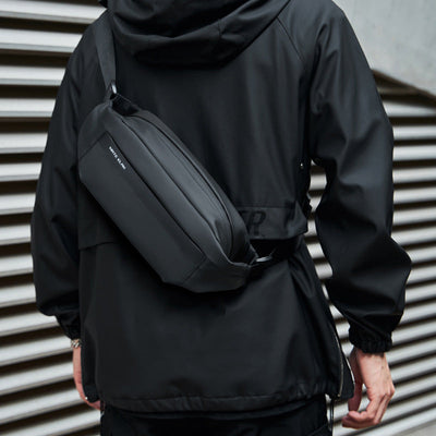 Chest bag men's small shoulder bag multifunctional trendy crossbody bag commuter mailman shoulder bag waist bag backpack - Korvel
