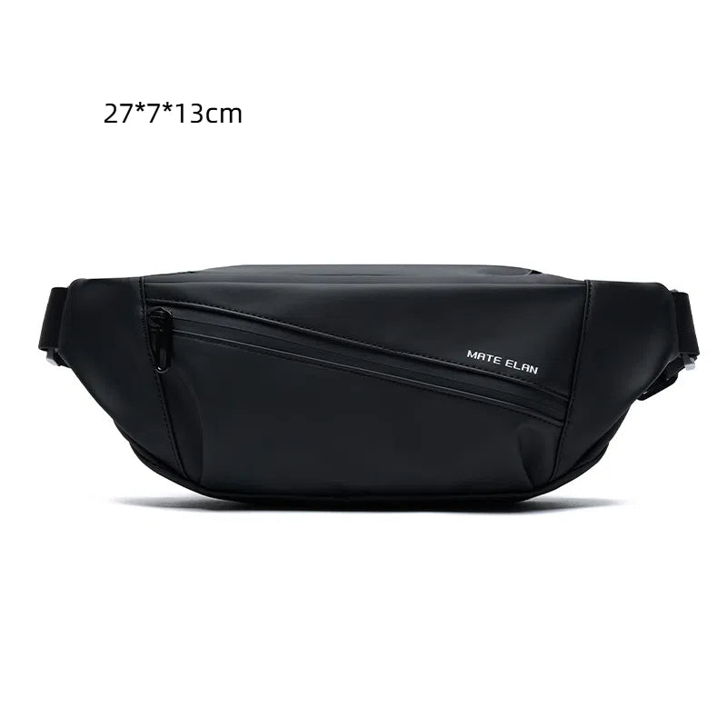 Chest bag men's small shoulder bag multifunctional trendy crossbody bag commuter mailman shoulder bag waist bag backpack - Korvel