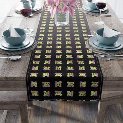 Chic Cat Lady Cotton Table Runner