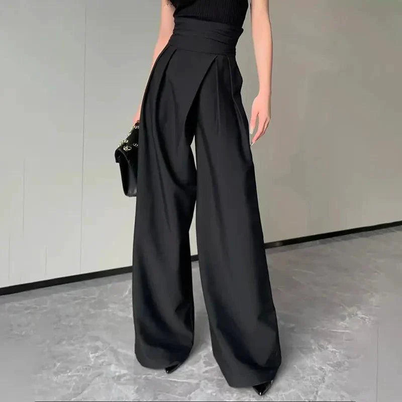 Pantalons larges fluides chics