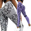 Leggings de yoga à taille haute léopard chic