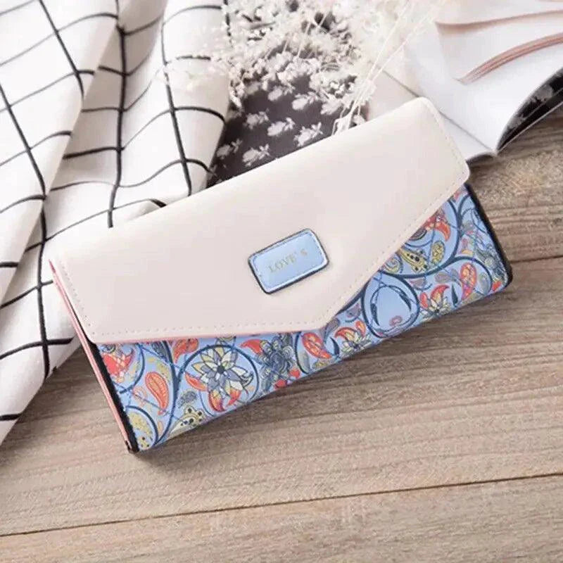 Elegante Cartera de Cuero para Mujer y Porta Tarjetas
