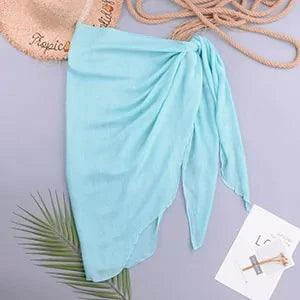 LuxeWave Chiffon Beach Wrap | Effortless Chic Cover-Up