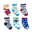 Premium Anti-Slip Cotton Socks Set for Kids - 6 Pairs