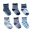 Premium Anti-Slip Cotton Socks Set for Kids - 6 Pairs