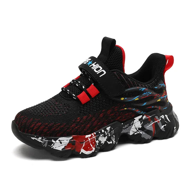 Chaussures de sport en maille respirante pour enfants