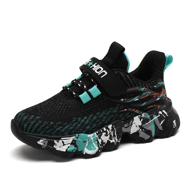 Chaussures de sport en maille respirante pour enfants